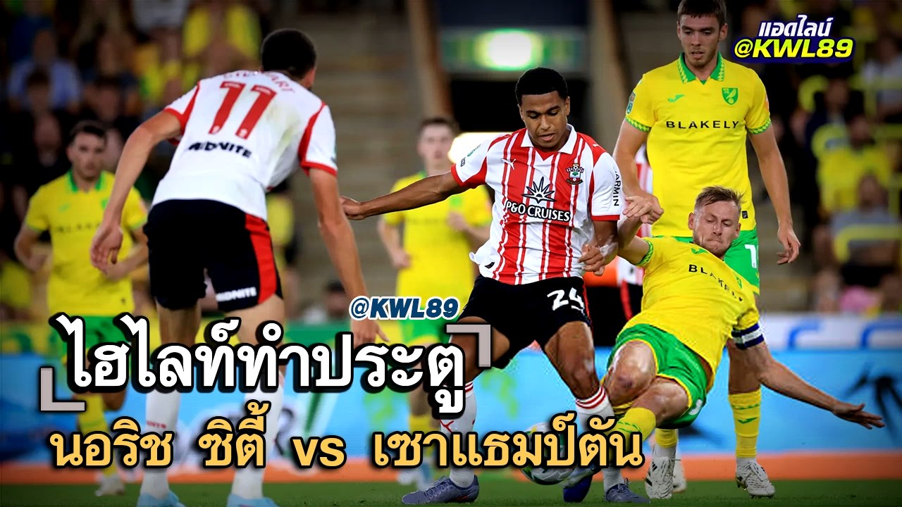ไฮไลท์ประตู นอริช ซิตี้ vs เซาแธมป์ตัน