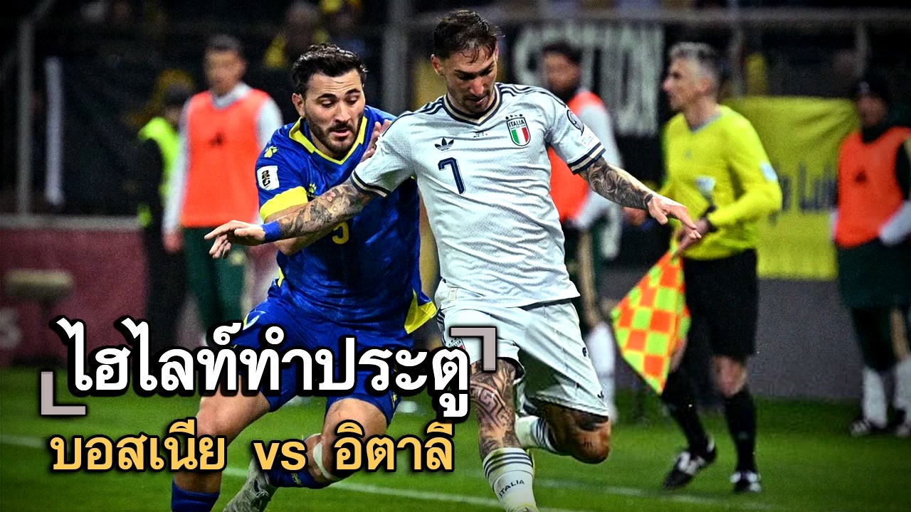 ไฮไลท์ประตู บอสเนีย vs อิตาลี