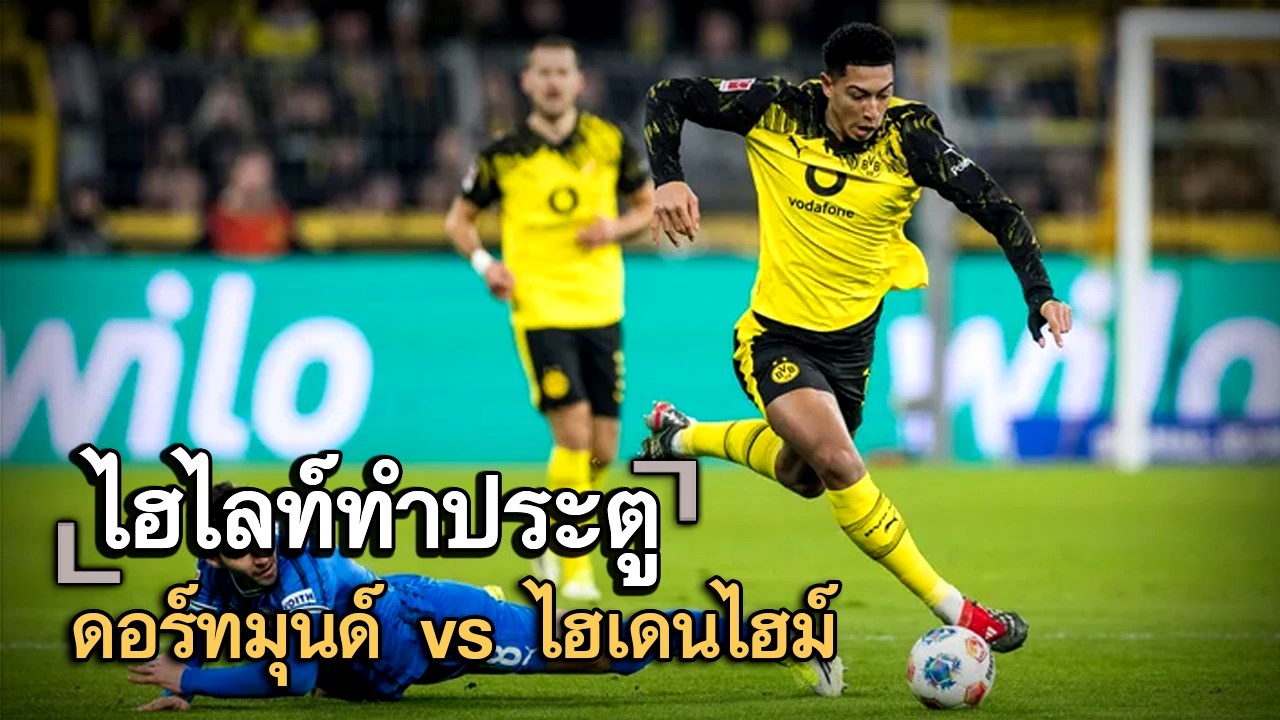 ไฮไลท์ประตู ดอร์ทมุนด์ vs ไฮเดนไฮม์