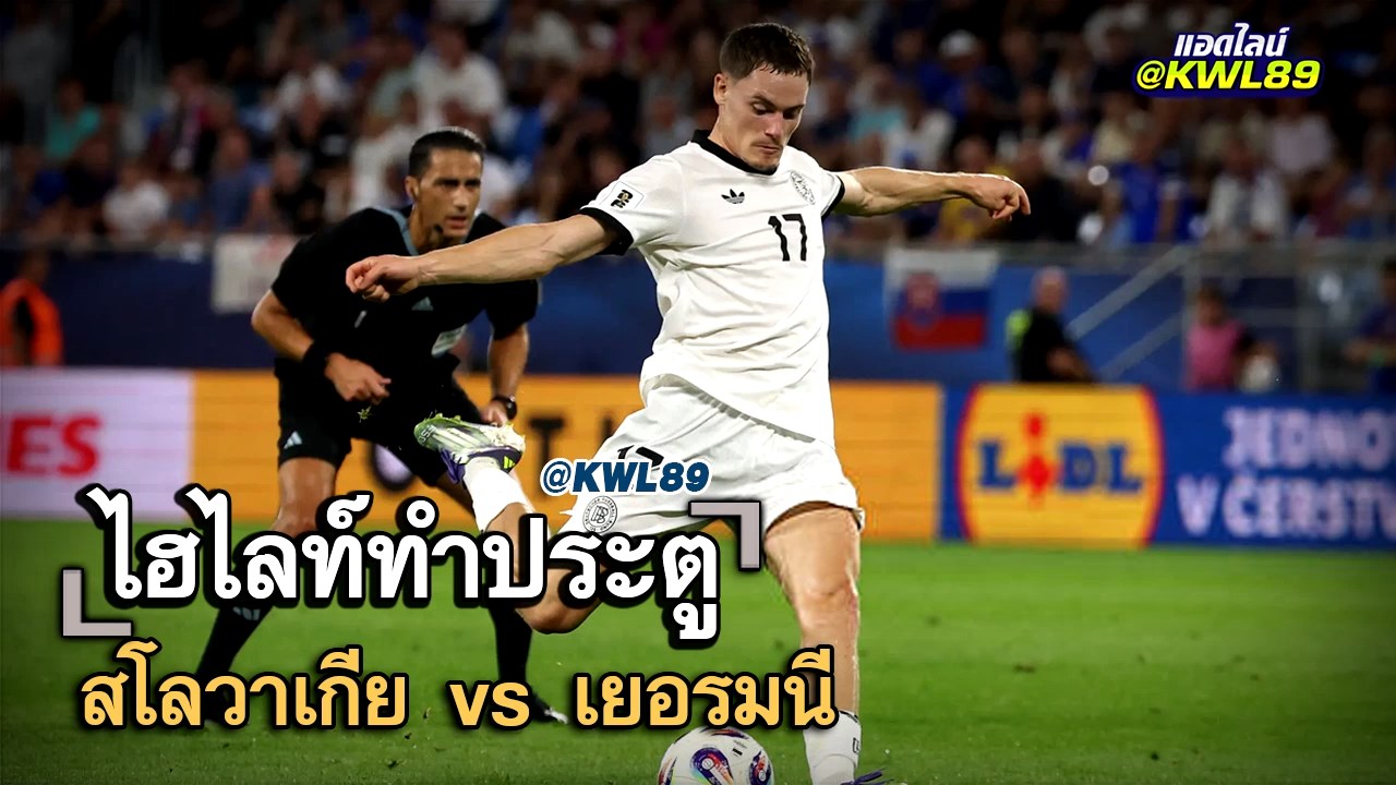 ไฮไลท์ประตู สโลวาเกีย vs เยอรมนี