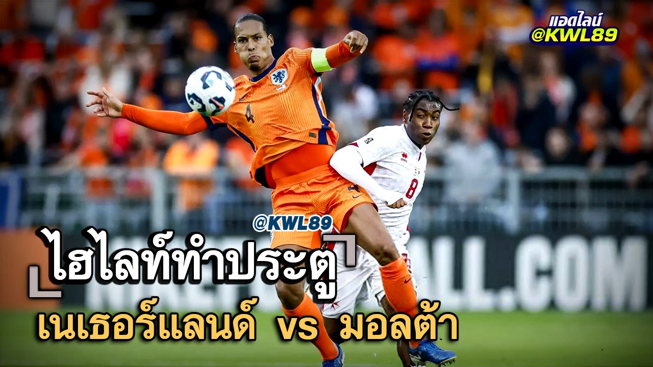 ไฮไลท์ประตู เนเธอร์แลนด์ vs มอลต้า