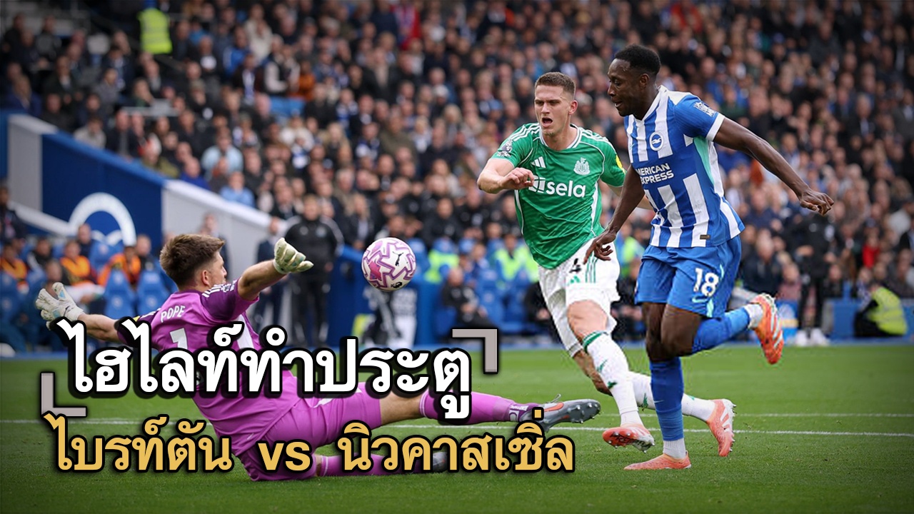 ไฮไลท์ประตู ไบรท์ตัน vs นิวคาสเซิ่ล
